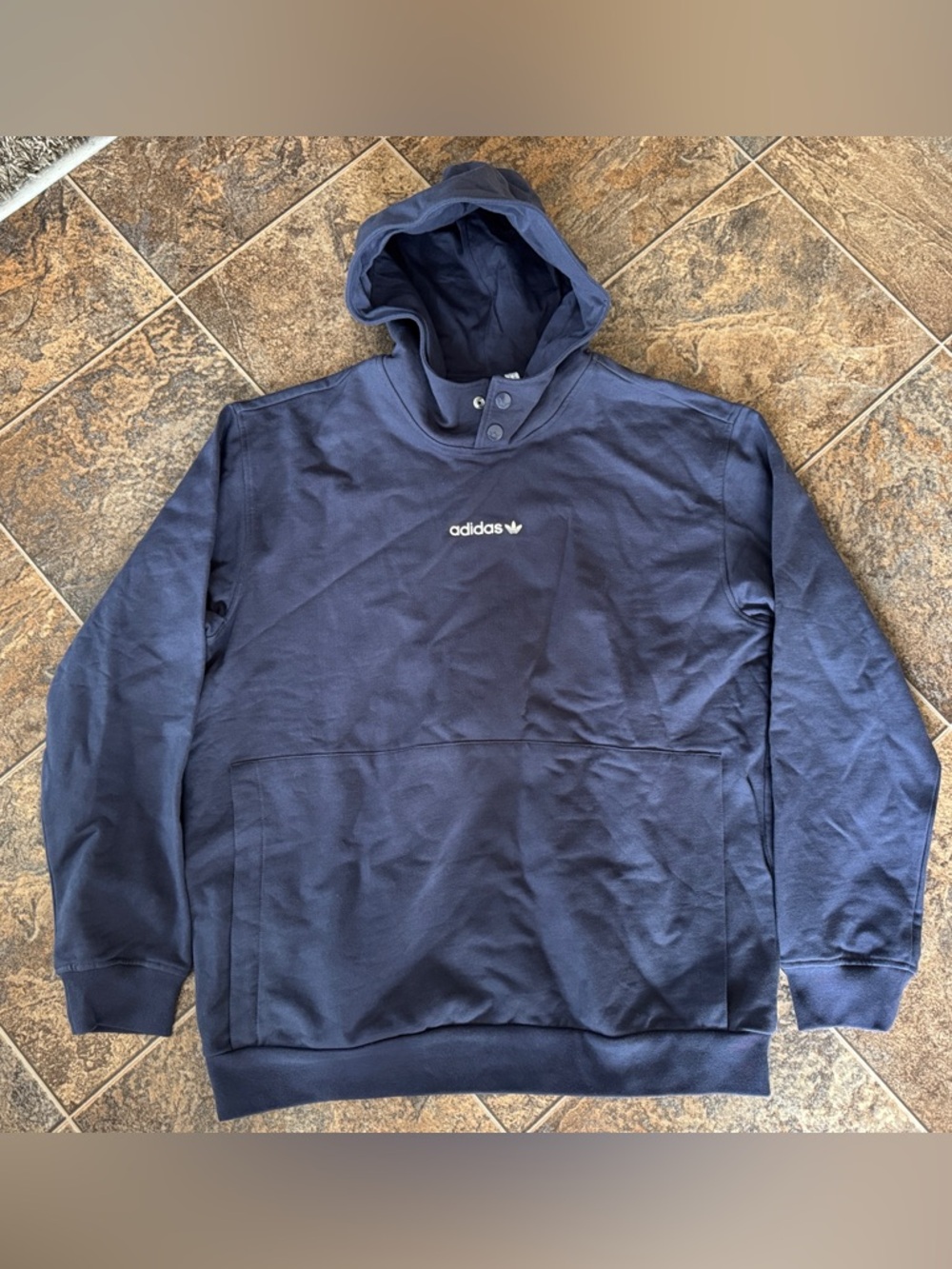 Adidas Originals Men's Adibreak Future Hoodie- Shadow Navy, Size Xl